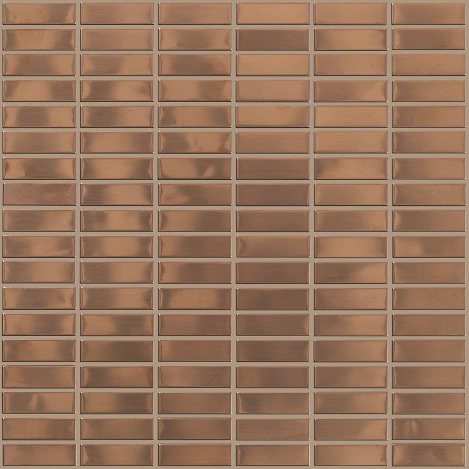 Brushed Copper Tile Floor Sample